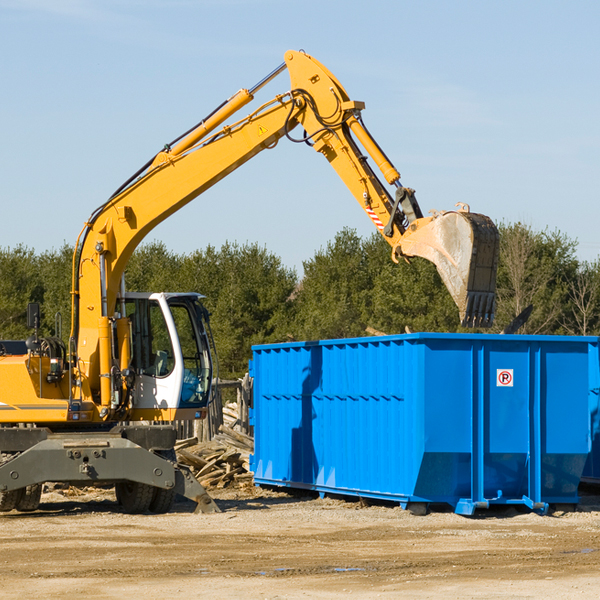 what size residential dumpster rentals are available in Snake Spring PA